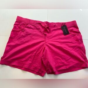 Gloria Vanderbilt Vibrant Pink Women's Cargo Shorts